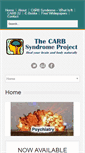 Mobile Screenshot of carbsyndrome.com
